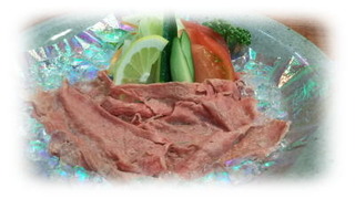 牛肉の冷しゃぶしゃぶ